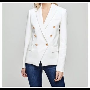 L’Agence Kenzie white blazer sz 8